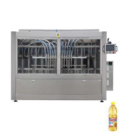 Автоматическая машина для наполнения бутылок с поршневой пастой с 6 головками для различных соусов / моющих средств / лосьонов для тела 