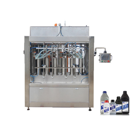 Автоматическая машина для розлива смазочного масла с сервоприводом 10-30 л, управляемая ПЛК 